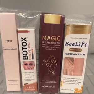 Skincare Set with Botox Bee Venom and Magic Body Oil